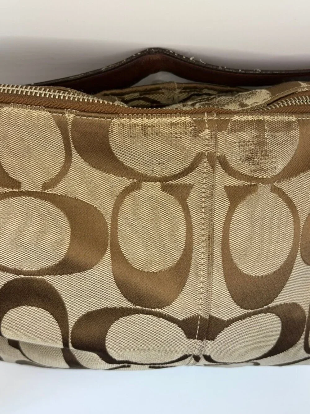 Share Vintage Y2K Coach Chelsea Ashlyn Signature Canvas Hobo Bag